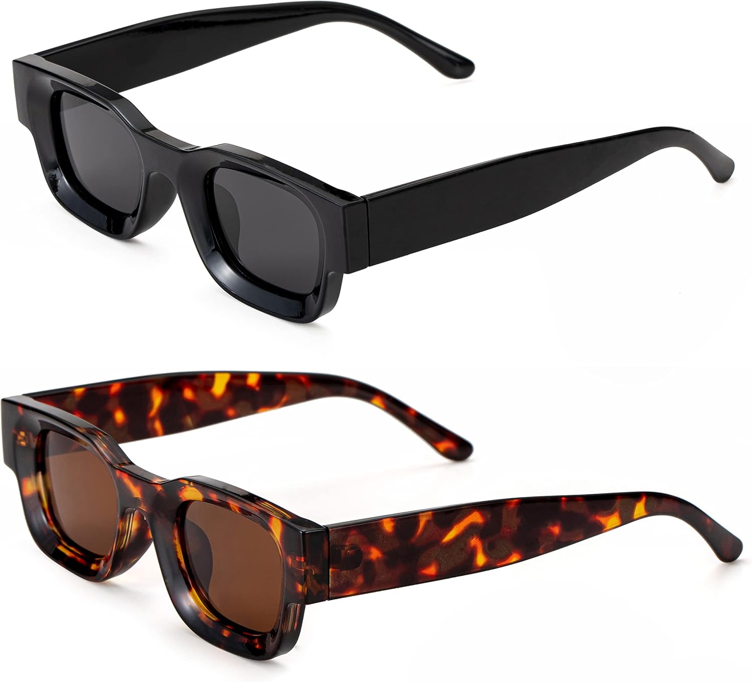 Солнцезащитные очки в стиле ретро прямоугольной формы с поляризацией для женщин и мужчин с маленьким лицом, массивная квадратная оправа, защита UV400 Teumire, A18 Black/Grey+tortoise/Brown
Солнцезащитные очки в стиле ретро прямоугольной формы с поляризацией для женщин и мужчин с маленьким лицом, массивная квадратная оправа, защита UV400 Teumire, A18 Black/Grey+tortoise/Brown