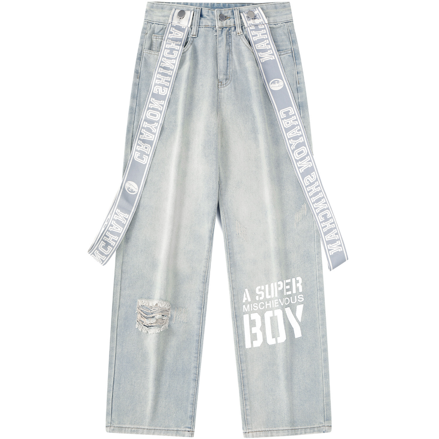 Джинсы унисекс Crayon Shinchan/Crayon Shinchan, Ледяной синий
Джинсы унисекс Crayon Shinchan/Crayon Shinchan, Ледяной синий