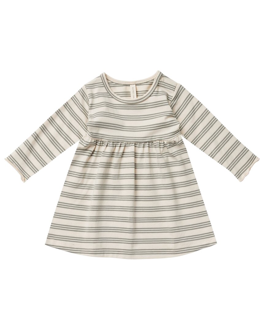 Детское платье Quincy Mae с длинными рукавами, зеленый 
Детское платье Quincy Mae с длинными рукавами, зеленый