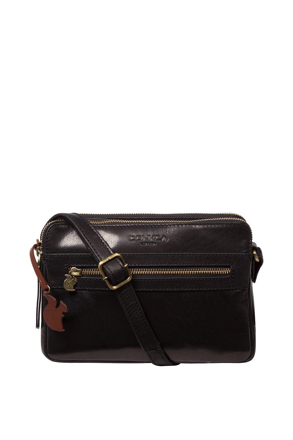 Кожаная сумка через плечо 'Drew' Conkca London, черный
Кожаная сумка через плечо 'Drew' Conkca London, черный