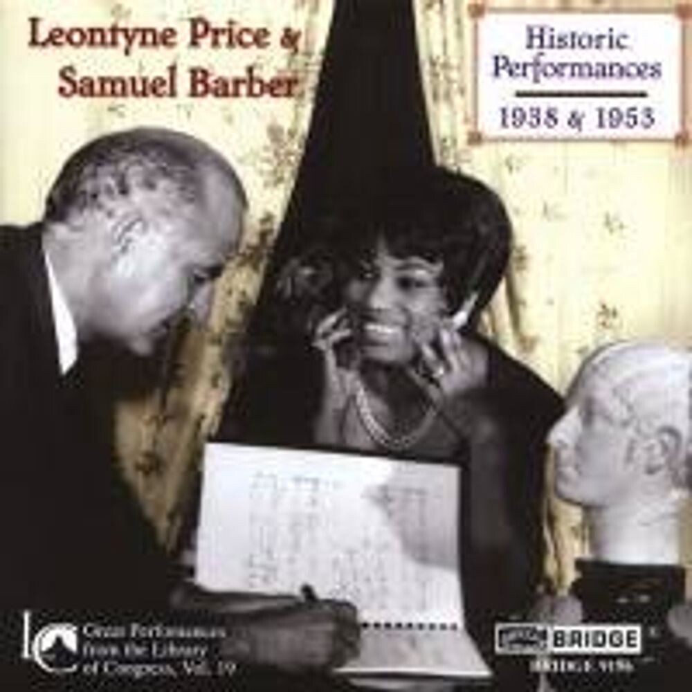 Диск CD Leontyne Price & Samuel Barber - Historic Perfomances 1938 & 1953 - Samuel Barber, Leontyne Price
Диск CD Leontyne Price & Samuel Barber - Historic Perfomances 1938 & 1953 - Samuel Barber, Leontyne Price
