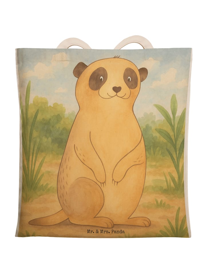 Mr. & Mrs. Panda Сумка-шоппер с изображением суриката, без надписи, белого цвета
Mr. & Mrs. Panda Сумка-шоппер с изображением суриката, без надписи, белого цвета