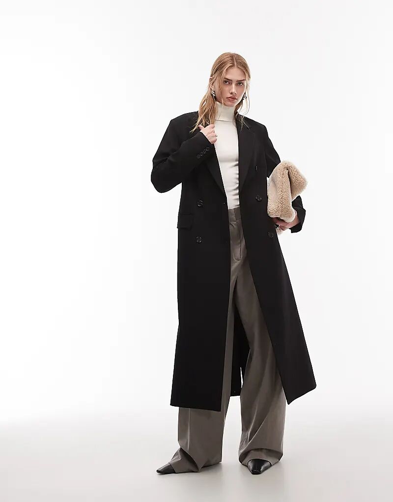 Двубортное пальто макси ARKET из шерстяной смеси черного цвета
Двубортное пальто макси ARKET из шерстяной смеси черного цвета