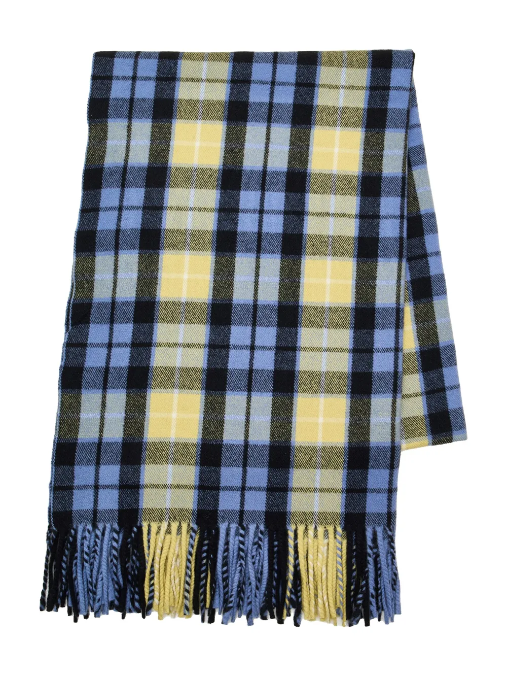Клетчатый шарф с бахромой Undercover, синий
Клетчатый шарф с бахромой Undercover, синий