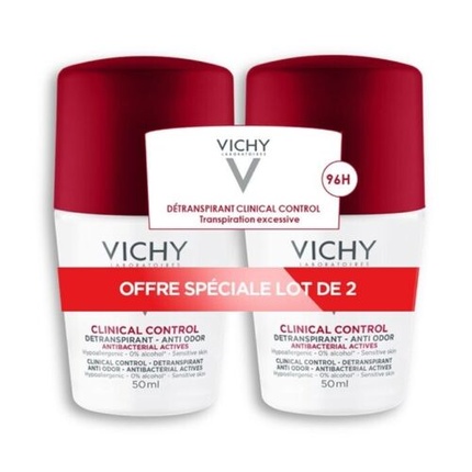 96h Anti-Odour Дезодорант-антиперспирант шариковый Clinical Control 2x50 мл Vichy
96h Anti-Odour Дезодорант-антиперспирант шариковый Clinical Control 2x50 мл Vichy