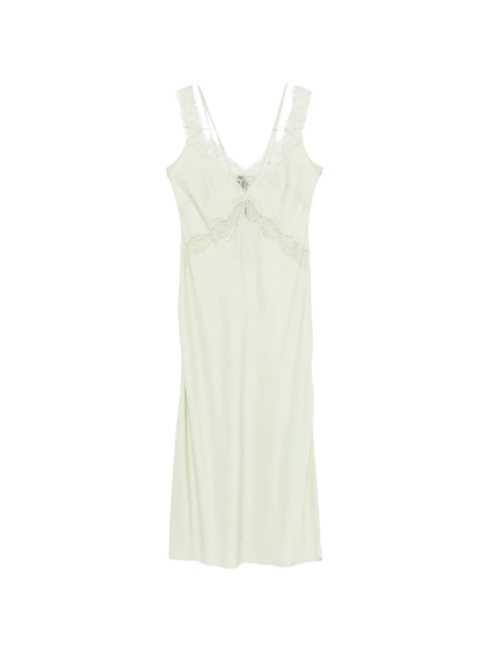 Миди-платье с V-образным вырезом из кружева аниса Pinko, зеленый
Миди-платье с V-образным вырезом из кружева аниса Pinko, зеленый