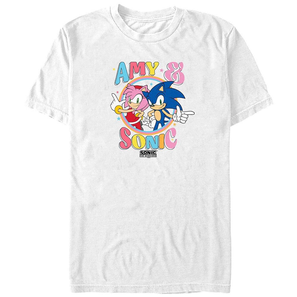 Мужская футболка с рисунком Sonic The Hedgehog Amy And Sonic Licensed Character, белый
Мужская футболка с рисунком Sonic The Hedgehog Amy And Sonic Licensed Character, белый