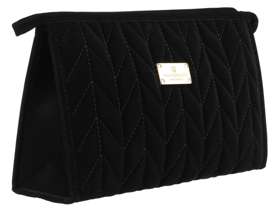 Женская косметичка Eco Peterson с застежкой-молнией в елочку, вместительный органайзер для косметики, черный цвет
Женская косметичка Eco Peterson с застежкой-молнией в елочку, вместительный органайзер для косметики, черный цвет