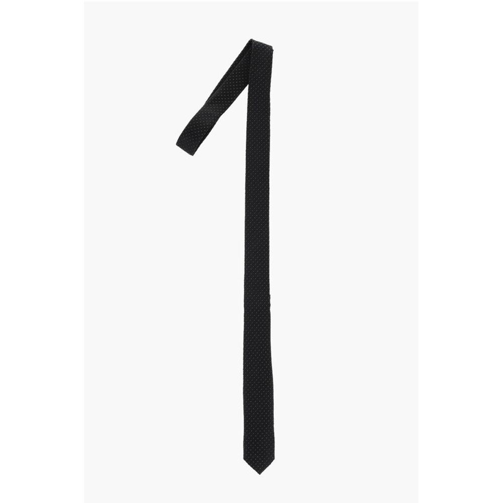 CC COLLECTION Жаккардовый шелковый тонкий галстук Corneliani, черный
CC COLLECTION Жаккардовый шелковый тонкий галстук Corneliani, черный