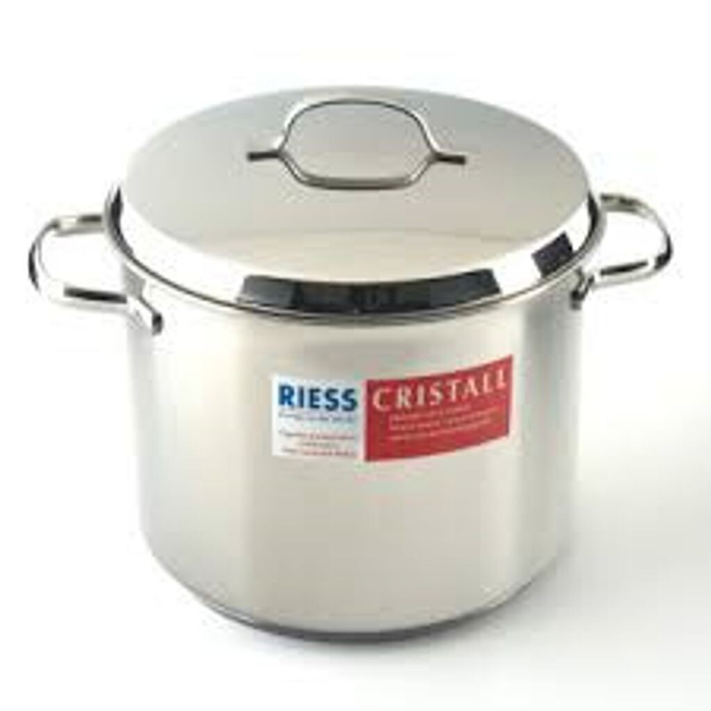 Кастрюля для мяса Riess Cristall с крышкой из нержавеющей стали Ø24см, 5,7 литра, индукционная
Кастрюля для мяса Riess Cristall с крышкой из нержавеющей стали Ø24см, 5,7 литра, индукционная