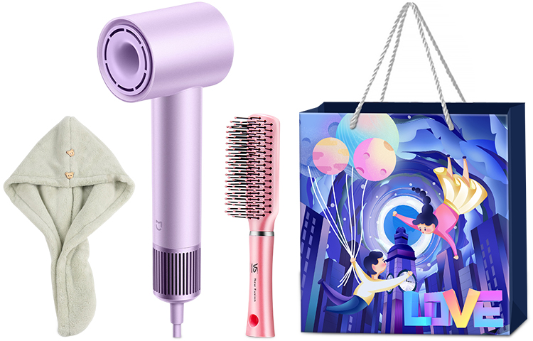 Фен для волос Mi, Chuqing purple contains dry hair hat + styling comb + Tanabata gift bag
Фен для волос Mi, Chuqing purple contains dry hair hat + styling comb + Tanabata gift bag