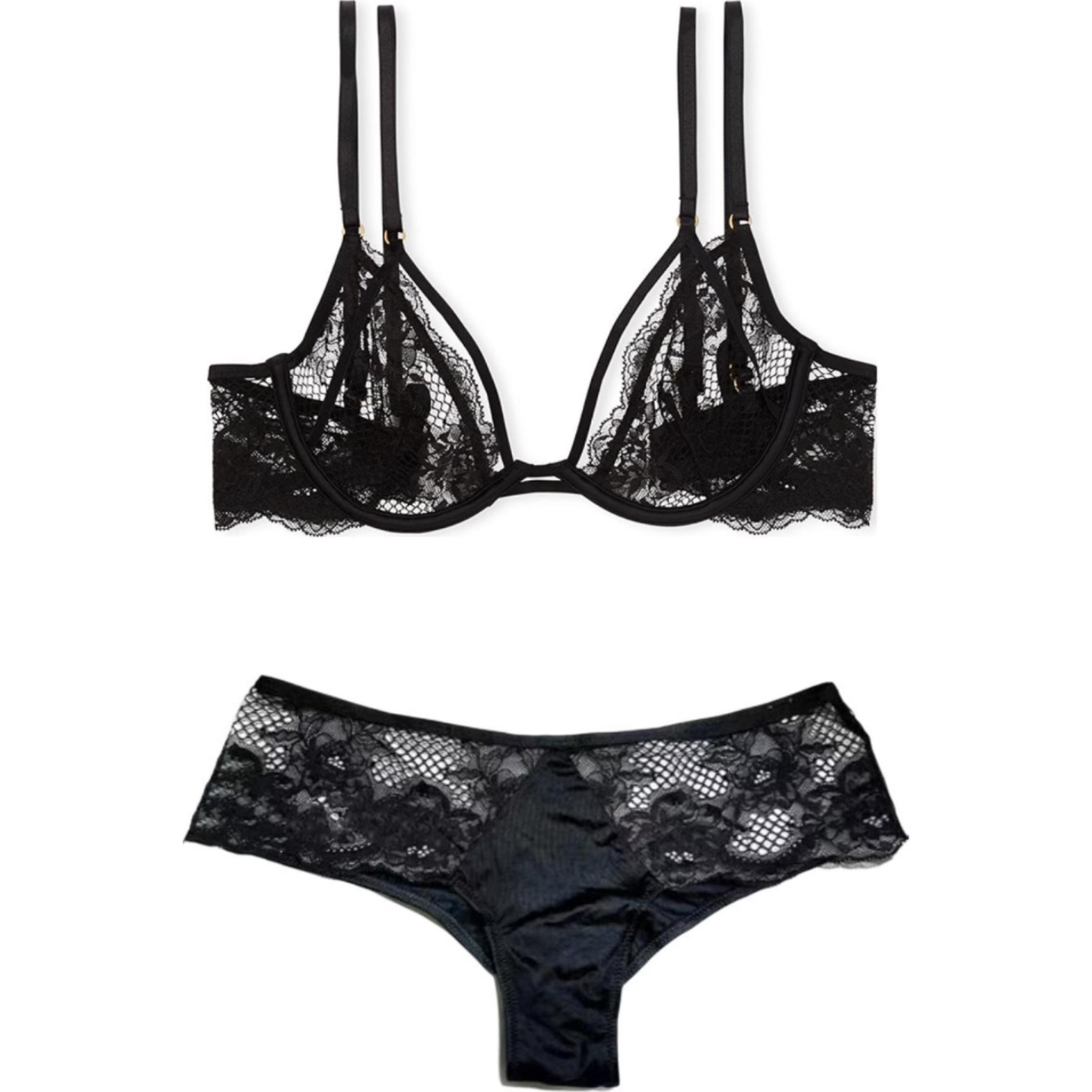 Victoria's Secret Женский комплект нижнего белья черный
Victoria's Secret Женский комплект нижнего белья черный