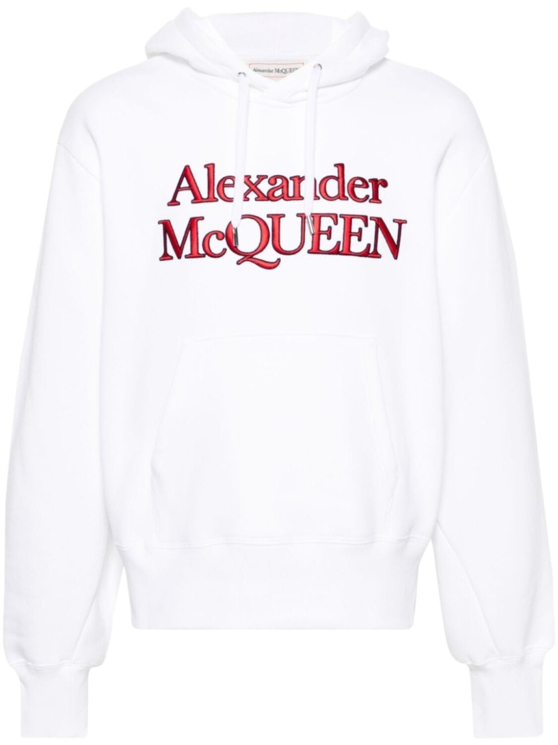 Alexander McQueen хлопковая толстовка с капюшоном и вышитым логотипом, белый
Alexander McQueen хлопковая толстовка с капюшоном и вышитым логотипом, белый