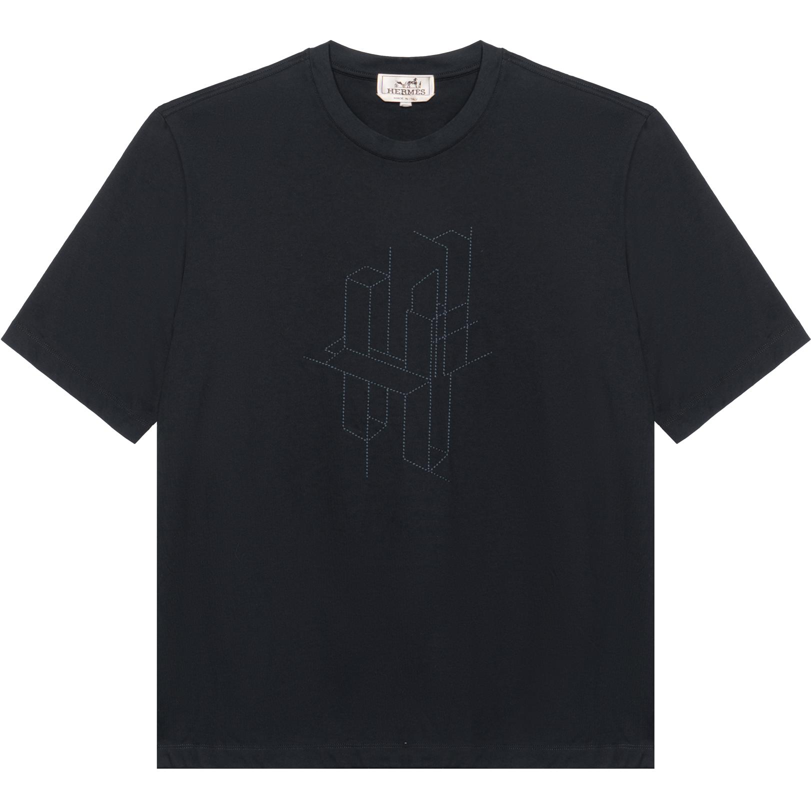 Футболка мужская синяя HERMES, морской синий
Футболка мужская синяя HERMES, морской синий