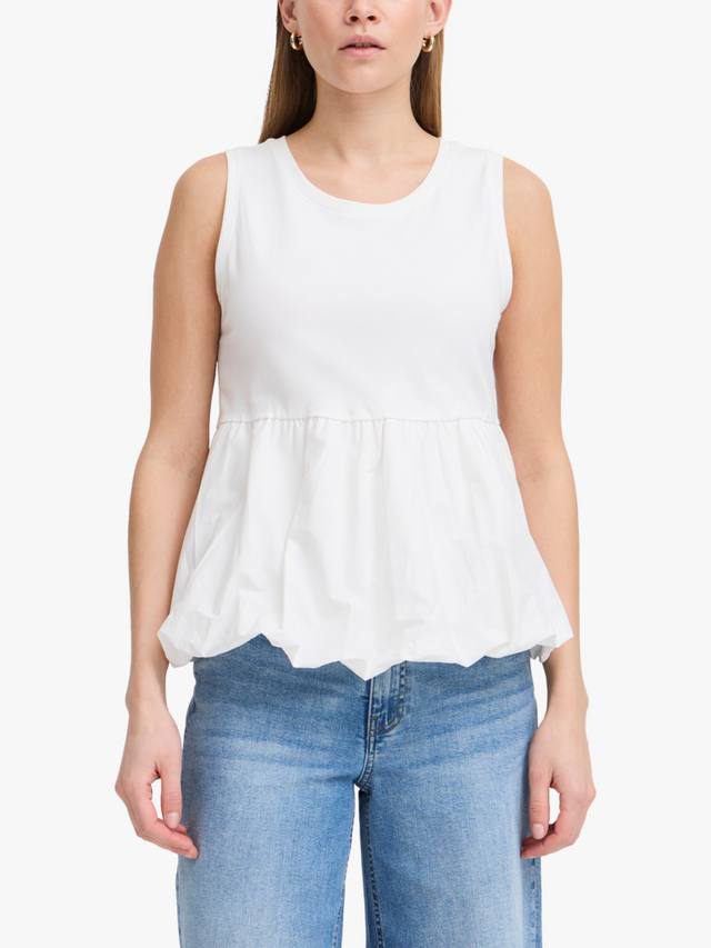 Майка Mallia без рукавов расклешенного кроя ICHI, Cloud Dancer
Майка Mallia без рукавов расклешенного кроя ICHI, Cloud Dancer