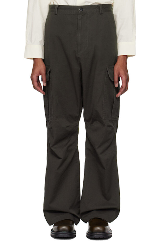 Черные свободные расклешенные брюки-карго Tonywack
Черные свободные расклешенные брюки-карго Tonywack