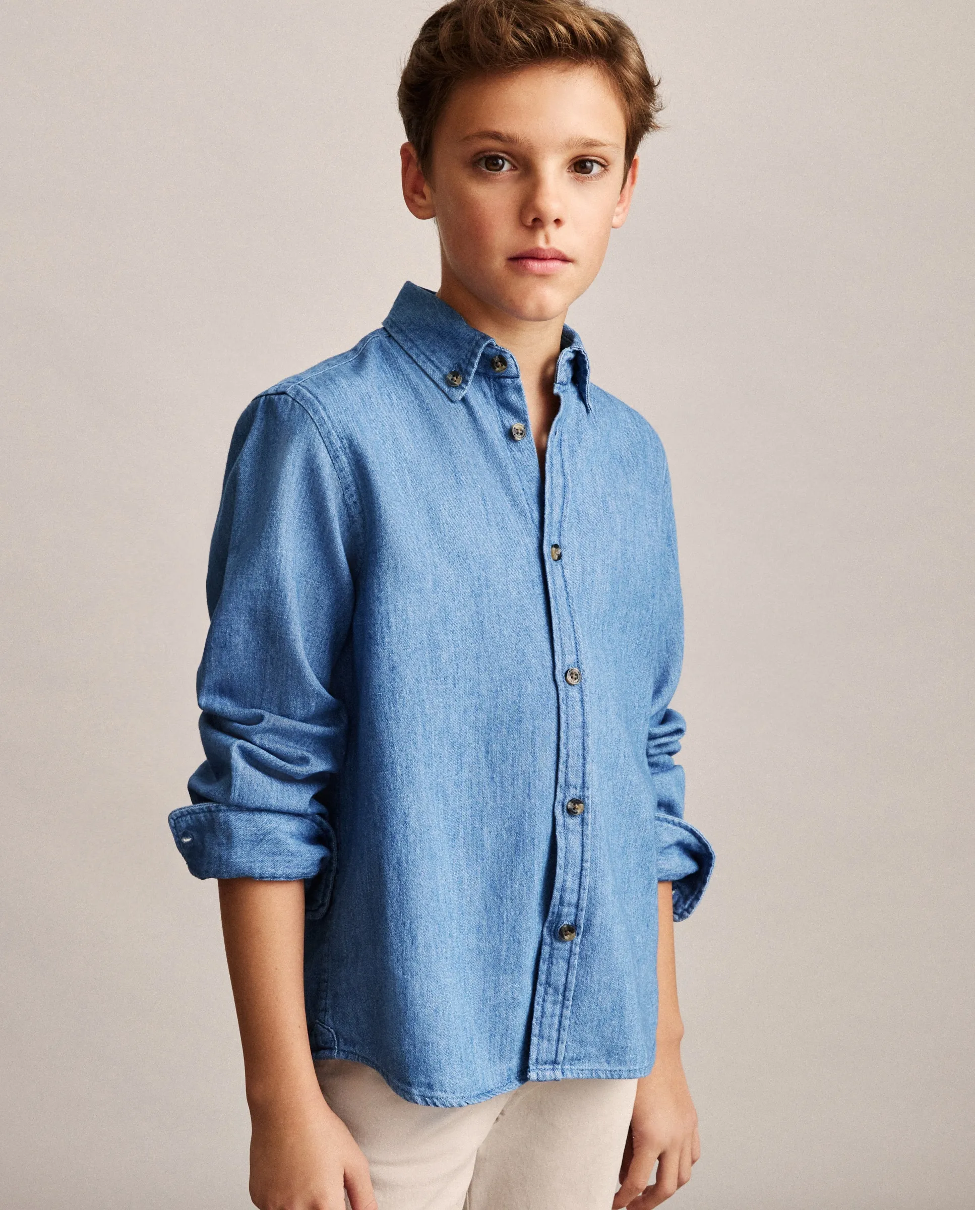 Детская джинсовая рубашка с длинным рукавом Coconut El Corte Inglés, серый
Детская джинсовая рубашка с длинным рукавом Coconut El Corte Inglés, серый