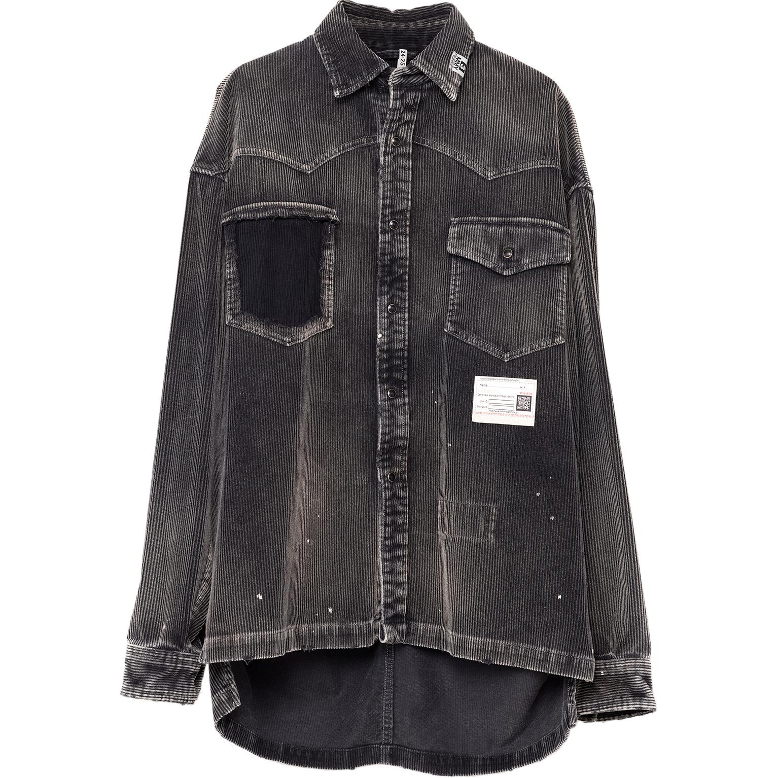 Винтажная рубашка из вельвета Maison Mihara Yasuhiro, черный
Винтажная рубашка из вельвета Maison Mihara Yasuhiro, черный