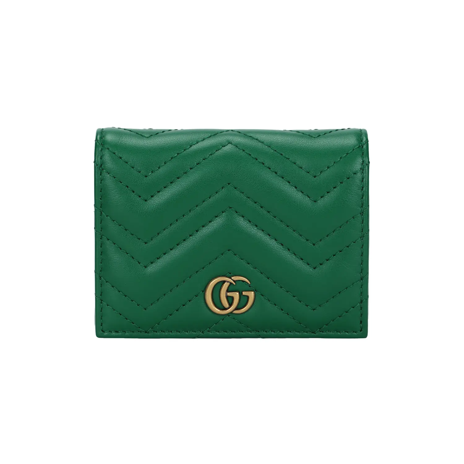 GUCCI Кошелек для карт Marmont из коровьей кожи, женский, зеленый
GUCCI Кошелек для карт Marmont из коровьей кожи, женский, зеленый
