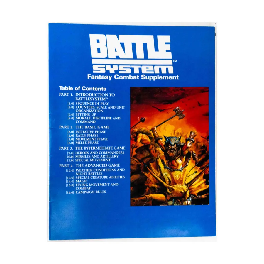 Battle System - Fantasy Combat Supplement Only!, Advanced Dungeons & Dragons (1st Edition) - Core Books, Box Sets & Miscellaneous, мягкая обложка
Battle System - Fantasy Combat Supplement Only!, Advanced Dungeons & Dragons (1st Edition) - Core Books, Box Sets & Miscellaneous, мягкая обложка
