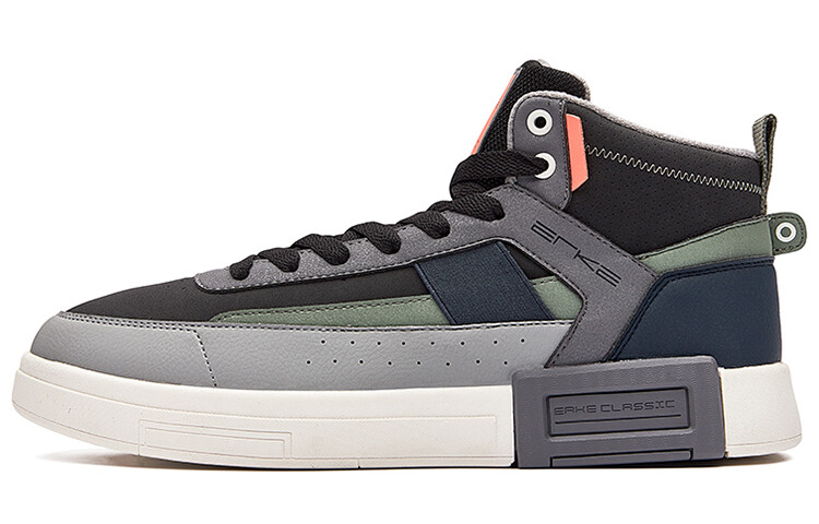 Обувь для скейтбординга Мужская с высоким верхом, черная/серая Erke, Черный, Обувь для скейтбординга Мужская с высоким верхом, черная/серая Erke 
Обувь для скейтбординга Мужская с высоким верхом, черная/серая Erke, Черный, Обувь для скейтбординга Мужская с высоким верхом, черная/серая Erke