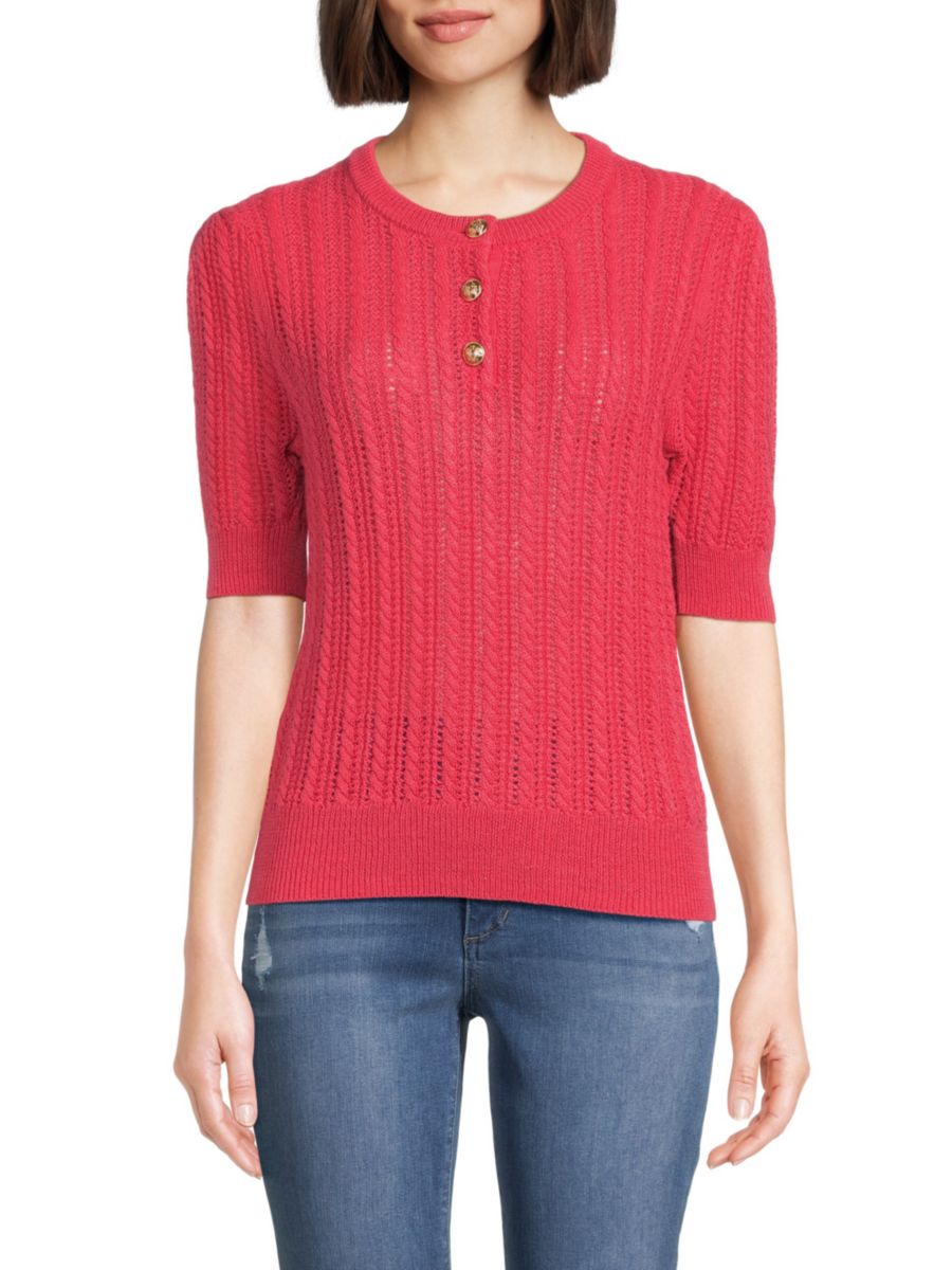 Свитер из смеси шерсти и альпаки с ши Derek Lam 10 Crosby, цвет Rose 
Свитер из смеси шерсти и альпаки с ши Derek Lam 10 Crosby, цвет Rose