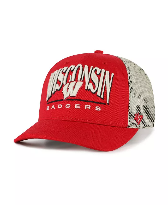 Мужская красная регулируемая кепка дальнобойщика Wisconsin Badgers Arid '47 Brand
Мужская красная регулируемая кепка дальнобойщика Wisconsin Badgers Arid '47 Brand
