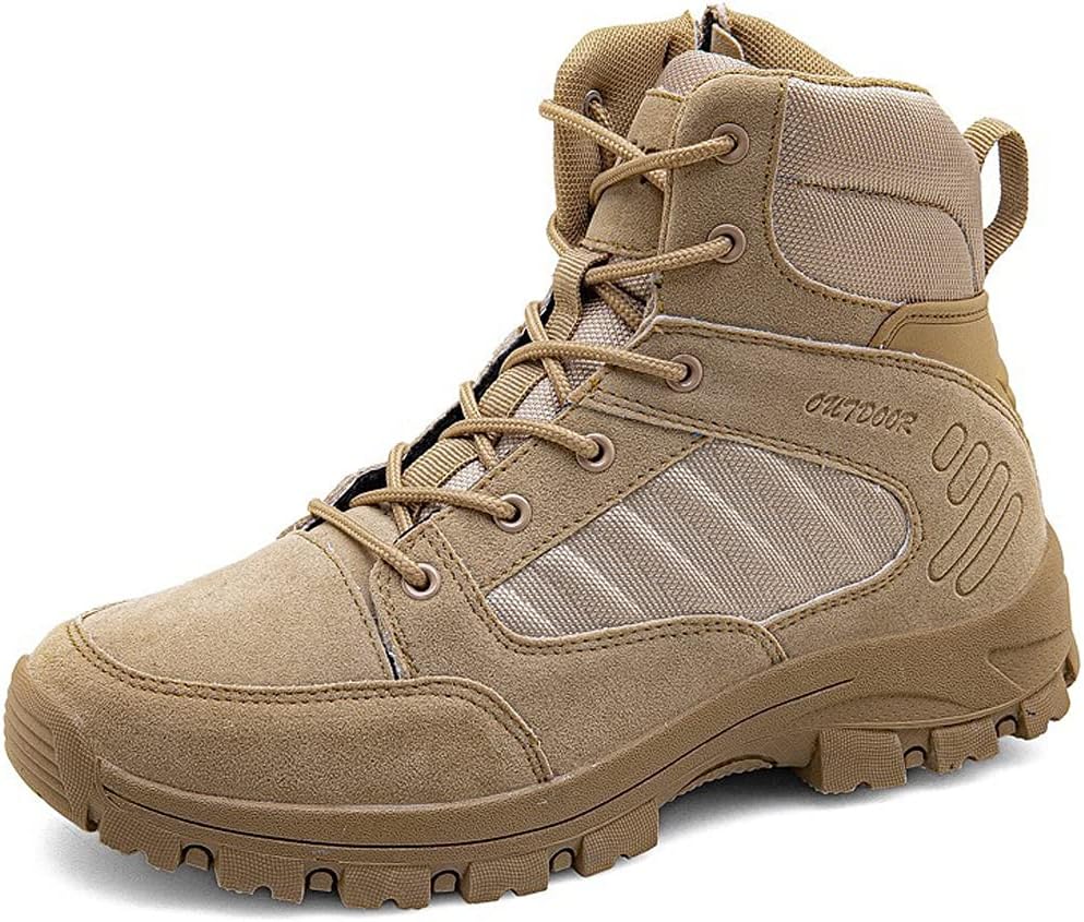Мужские водонепроницаемые походные ботинки hongrenamz с высоким голенищем, бежевый
Мужские водонепроницаемые походные ботинки hongrenamz с высоким голенищем, бежевый