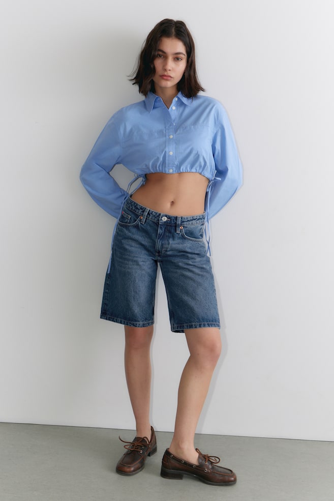 Широкие джинсовые шорты с низкой посадкой Imoo Monki, синий
Широкие джинсовые шорты с низкой посадкой Imoo Monki, синий