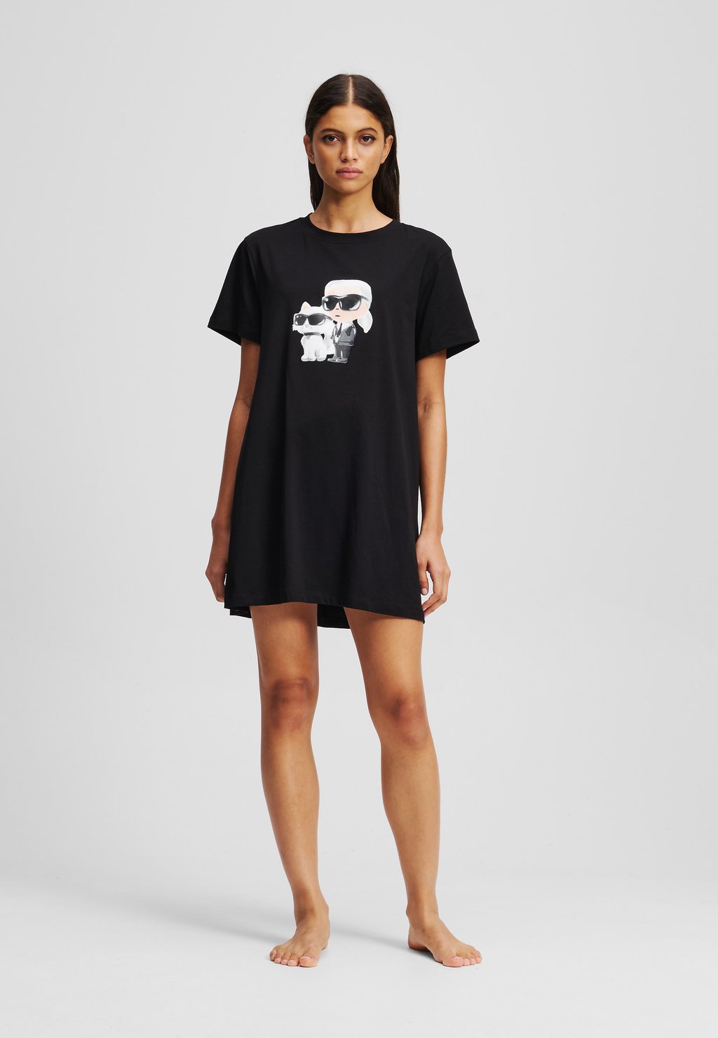 Ночная рубашка KARL LAGERFELD, черный
Ночная рубашка KARL LAGERFELD, черный