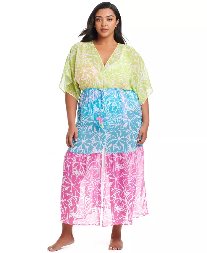 Шифоновое платье-накидка Sock It To Me больших размеров Bleu by Rod Beattie, мультиколор
Шифоновое платье-накидка Sock It To Me больших размеров Bleu by Rod Beattie, мультиколор