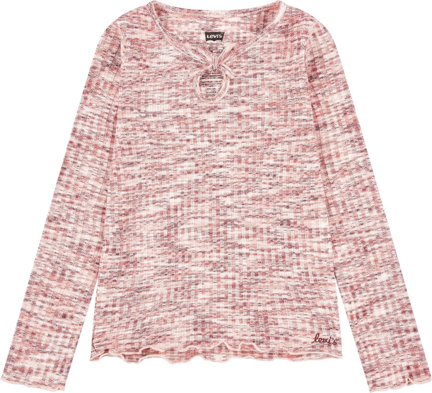 Топ Levi'S Long Sleeve Space Dye Rib Knit Top, цвет Pink Icing
Топ Levi'S Long Sleeve Space Dye Rib Knit Top, цвет Pink Icing