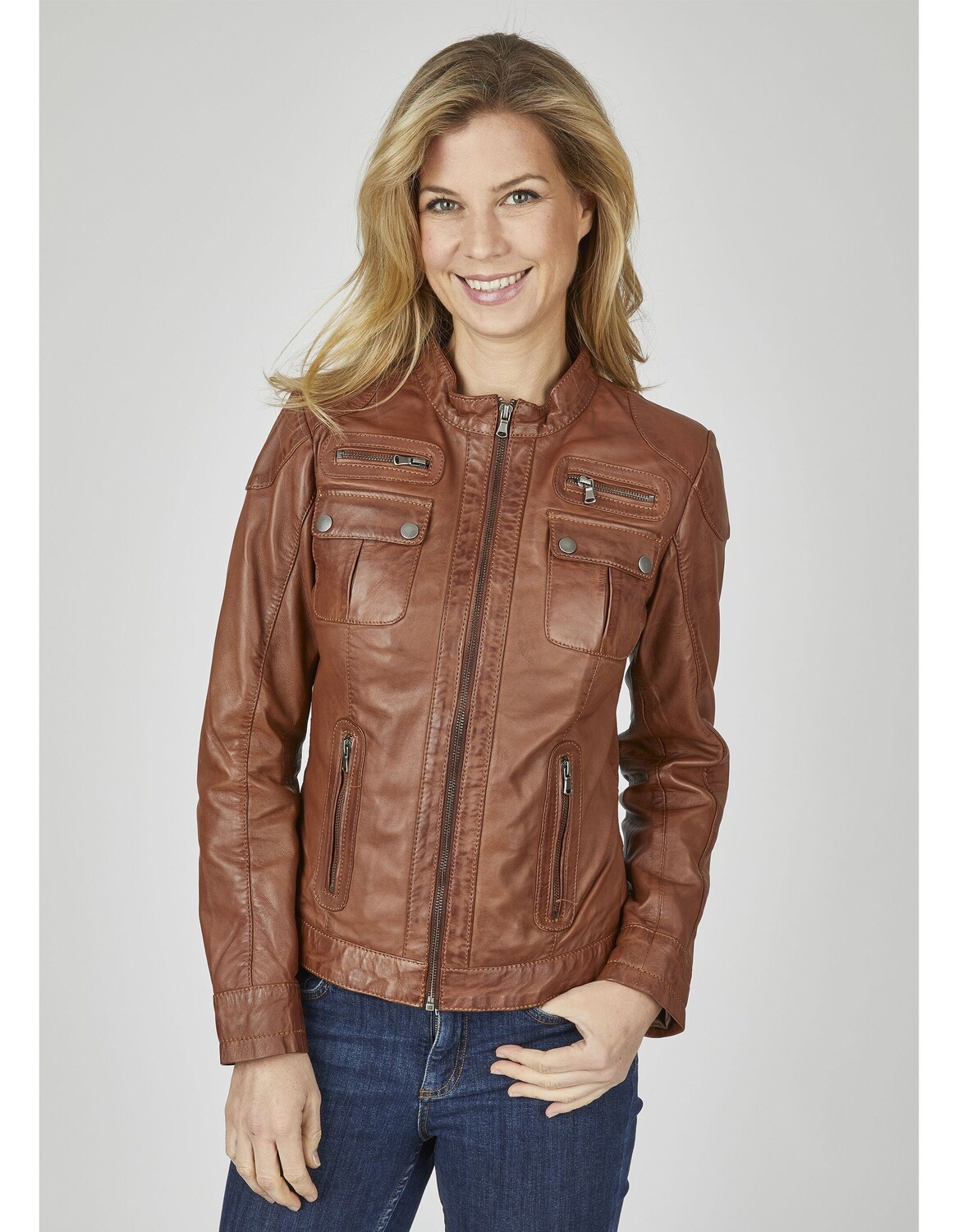 Кожаная куртка 7eleven Performance, коньячный
Кожаная куртка 7eleven Performance, коньячный