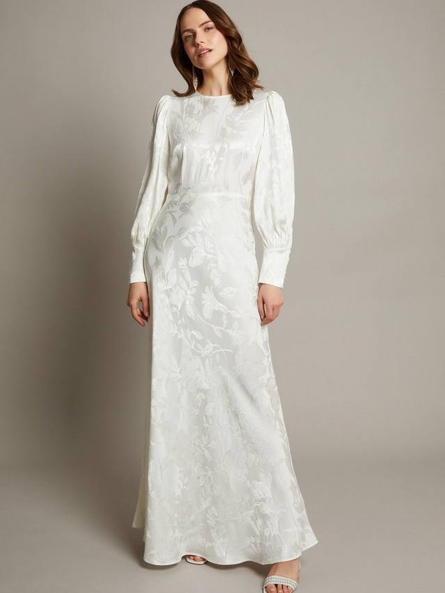 Изящное атласное свадебное платье макси Monsoon, слоновая кость
Изящное атласное свадебное платье макси Monsoon, слоновая кость