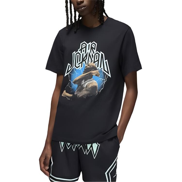 Спортивная футболка мужская черная Jordan, черный
Спортивная футболка мужская черная Jordan, черный