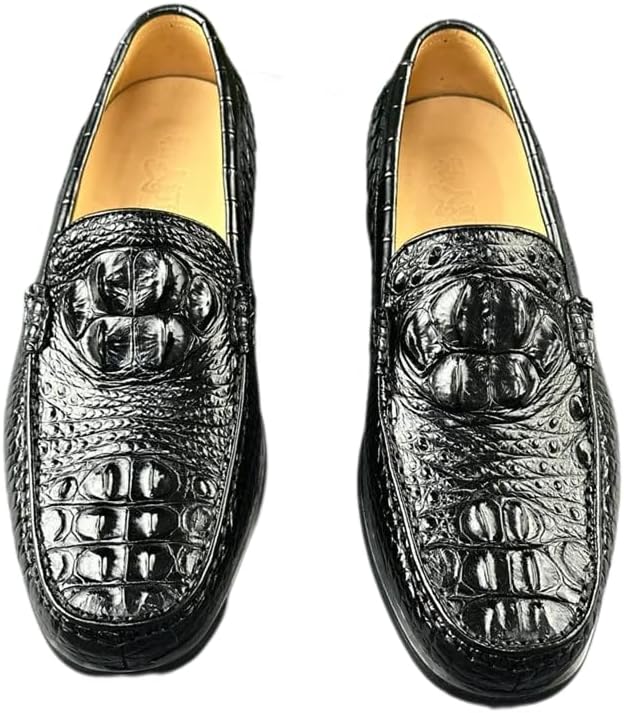 Классические мужские лоферы из кожи крокодила черного цвета, деловые и повседневные, из натуральной кожи аллигатора, мужские слипоны-лодочки Generic
Классические мужские лоферы из кожи крокодила черного цвета, деловые и повседневные, из натуральной кожи аллигатора, мужские слипоны-лодочки Generic