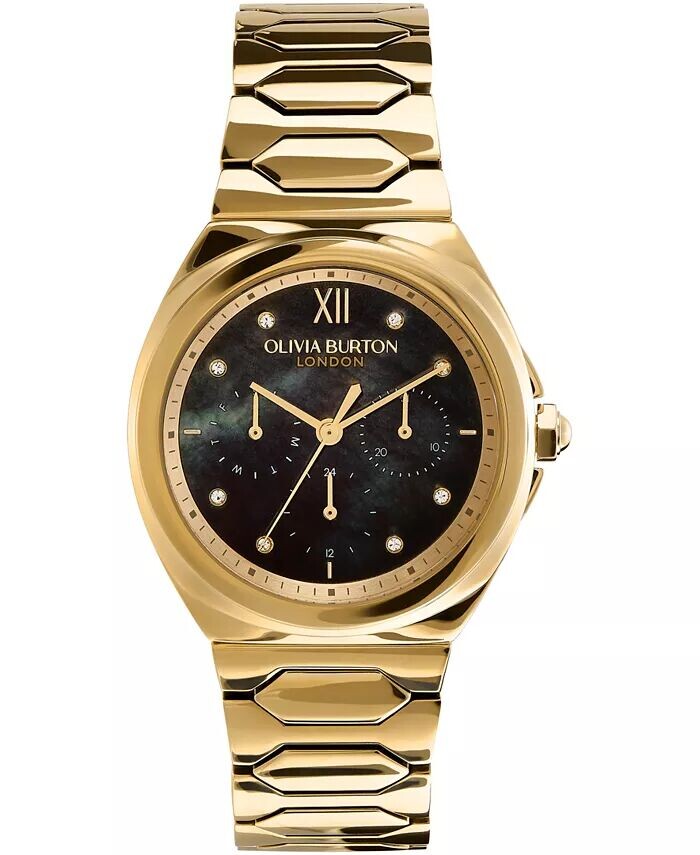 Женские блестящие золотистые часы из нержавеющей стали, 36 мм Olivia Burton, желтый
Женские блестящие золотистые часы из нержавеющей стали, 36 мм Olivia Burton, желтый
