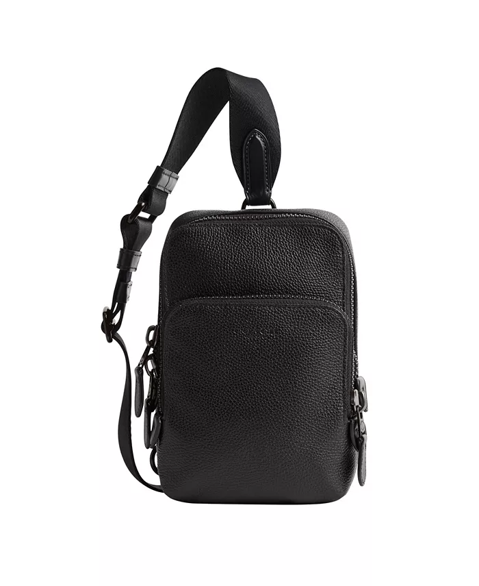 Мужская поясная сумка Gotham Sling Pack 13 через плечо COACH, черный
Мужская поясная сумка Gotham Sling Pack 13 через плечо COACH, черный