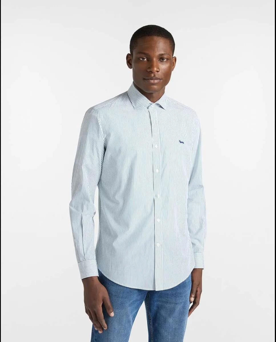 Мужская рубашка двухцветная с контрастными элементами Harmont&Blaine
Мужская рубашка двухцветная с контрастными элементами Harmont&Blaine