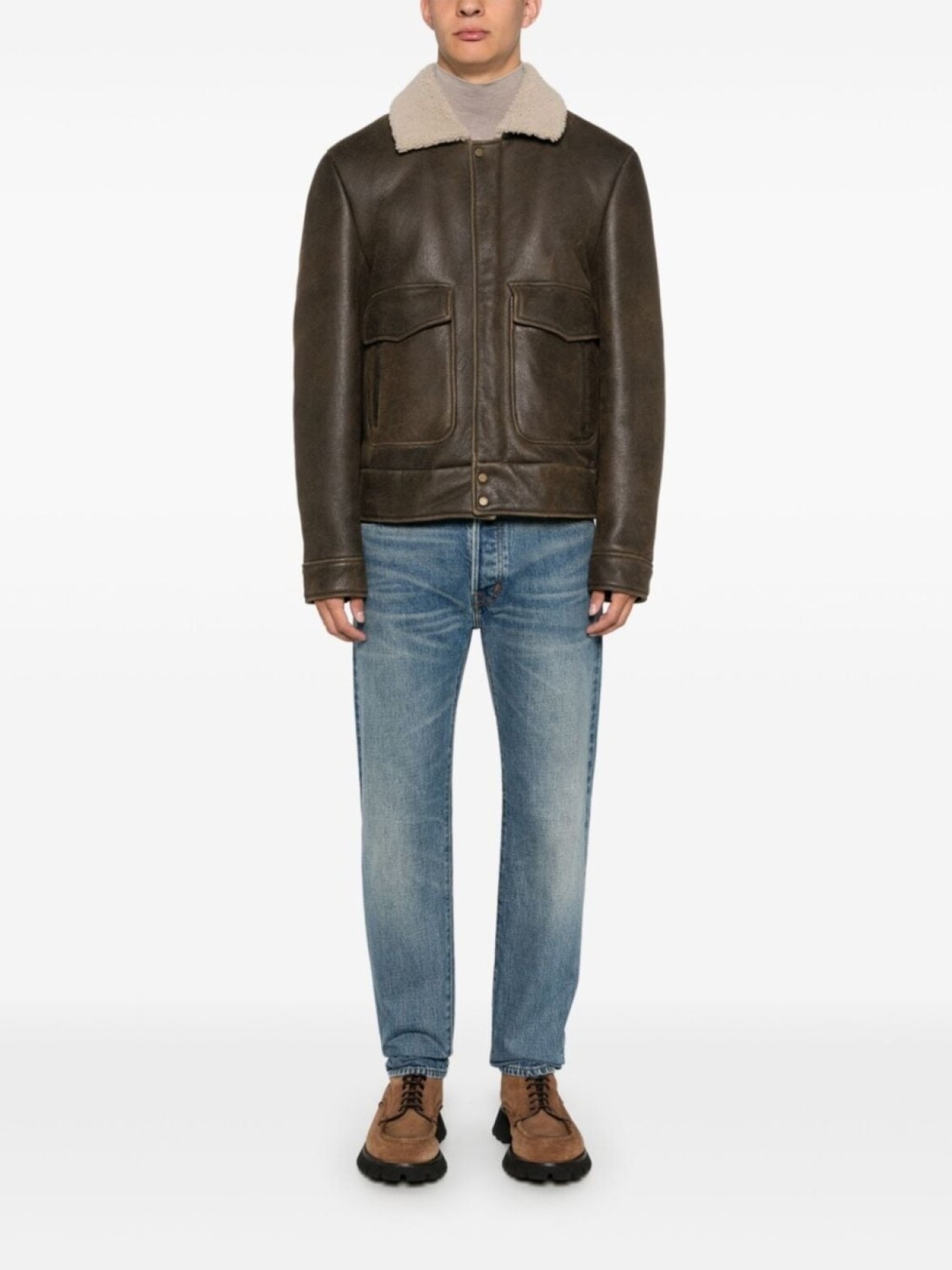 Куртка с аппликацией логотипа Salvatore Santoro, коричневый
Куртка с аппликацией логотипа Salvatore Santoro, коричневый