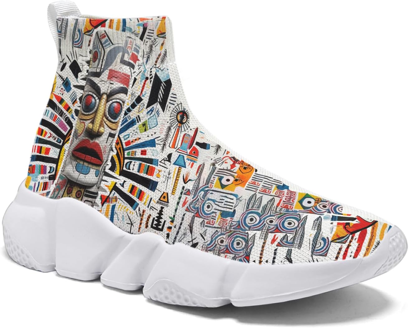 Мужские вязаные носочные кроссовки Hetios - удобные легкие слипоны для ходьбы, Indian Totem_06
Мужские вязаные носочные кроссовки Hetios - удобные легкие слипоны для ходьбы, Indian Totem_06