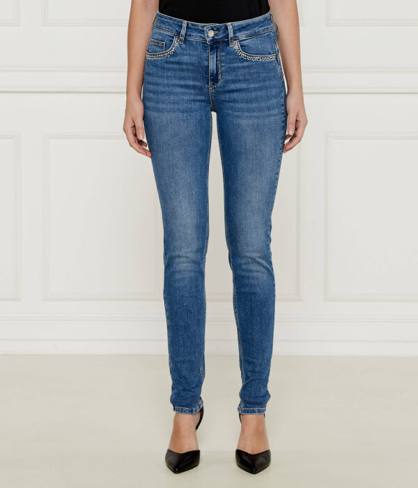 Джинсы женские Liu Jo облегающего кроя с эффектом потертости, синий
Джинсы женские Liu Jo облегающего кроя с эффектом потертости, синий