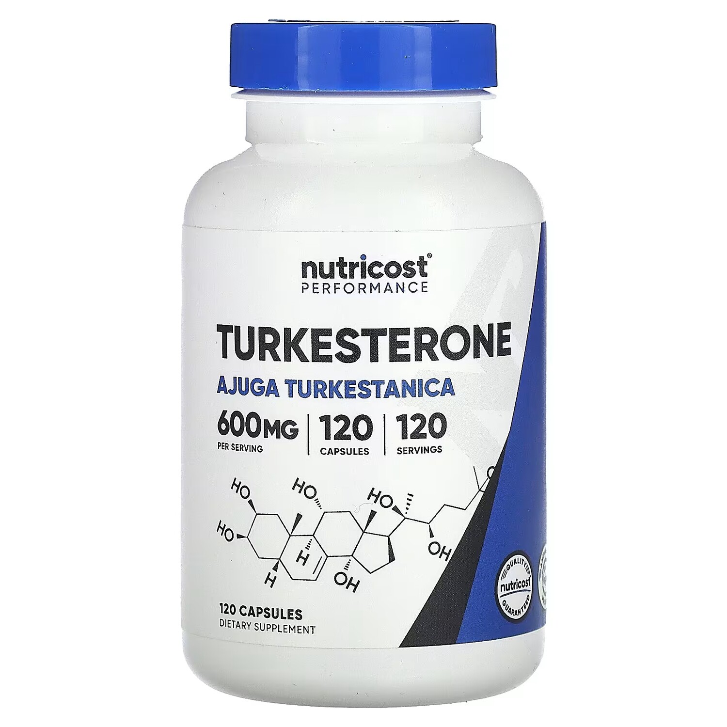 Туркестерон Nutricost Performance 600 мг, 120 капсул 
Туркестерон Nutricost Performance 600 мг, 120 капсул