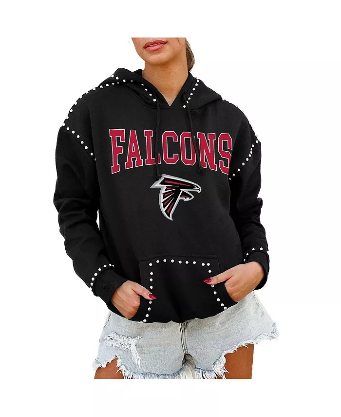 Женская черная толстовка с капюшоном Atlanta Falcons Catch the Vibe с заклепками Gameday Couture
Женская черная толстовка с капюшоном Atlanta Falcons Catch the Vibe с заклепками Gameday Couture