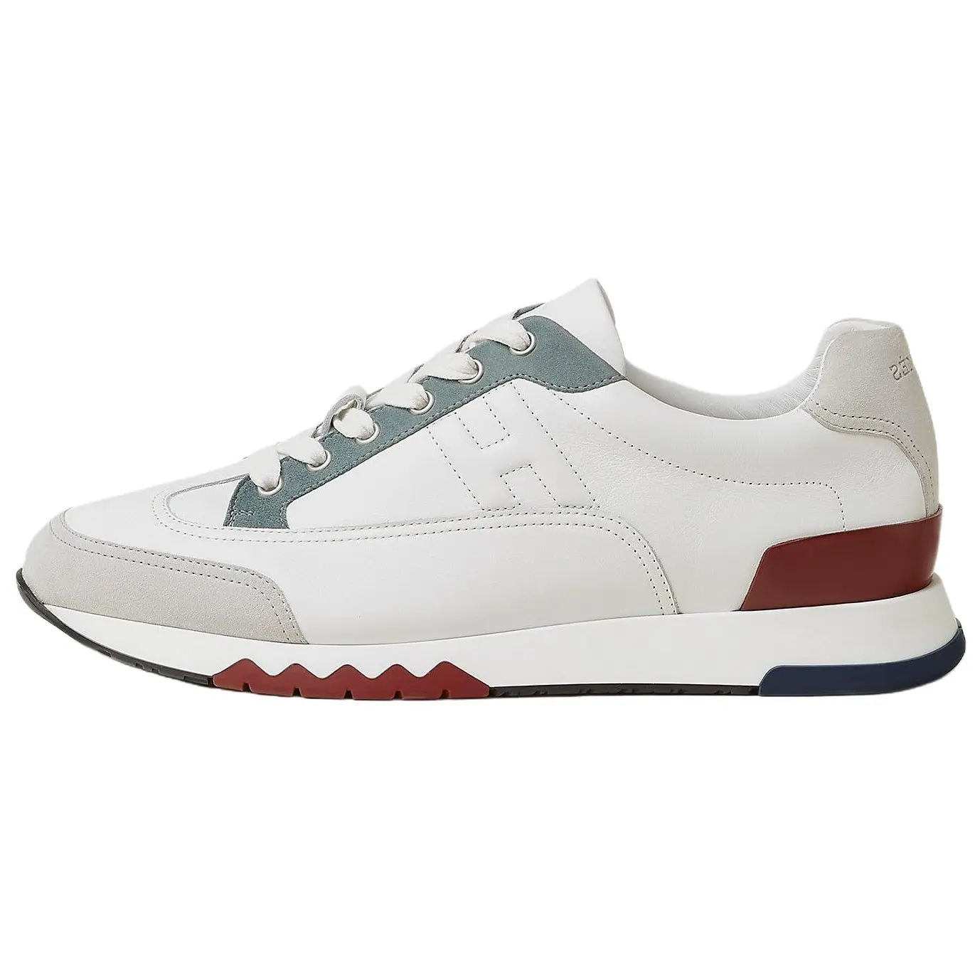 HERMES Кроссовки Trail Low Top Casual, мужские, белые 
HERMES Кроссовки Trail Low Top Casual, мужские, белые