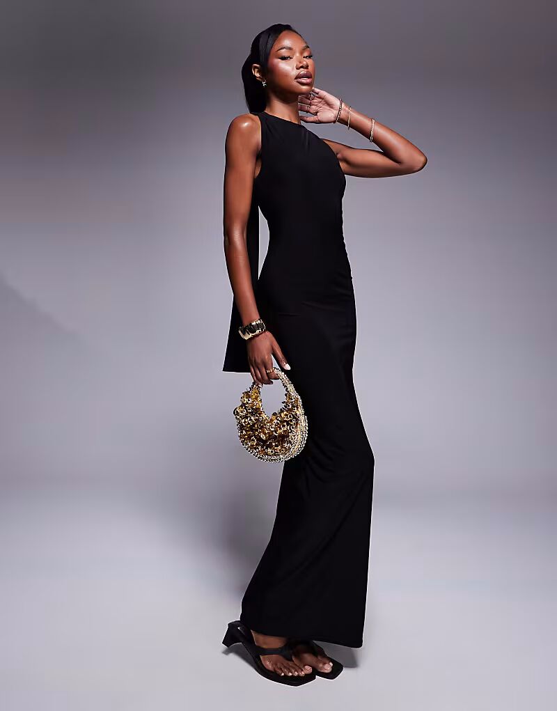 Эксклюзивное двухслойное облегающее платье макси Kaiia с воротником-борцовкой и драпировкой на спине черного цвета
Эксклюзивное двухслойное облегающее платье макси Kaiia с воротником-борцовкой и драпировкой на спине черного цвета