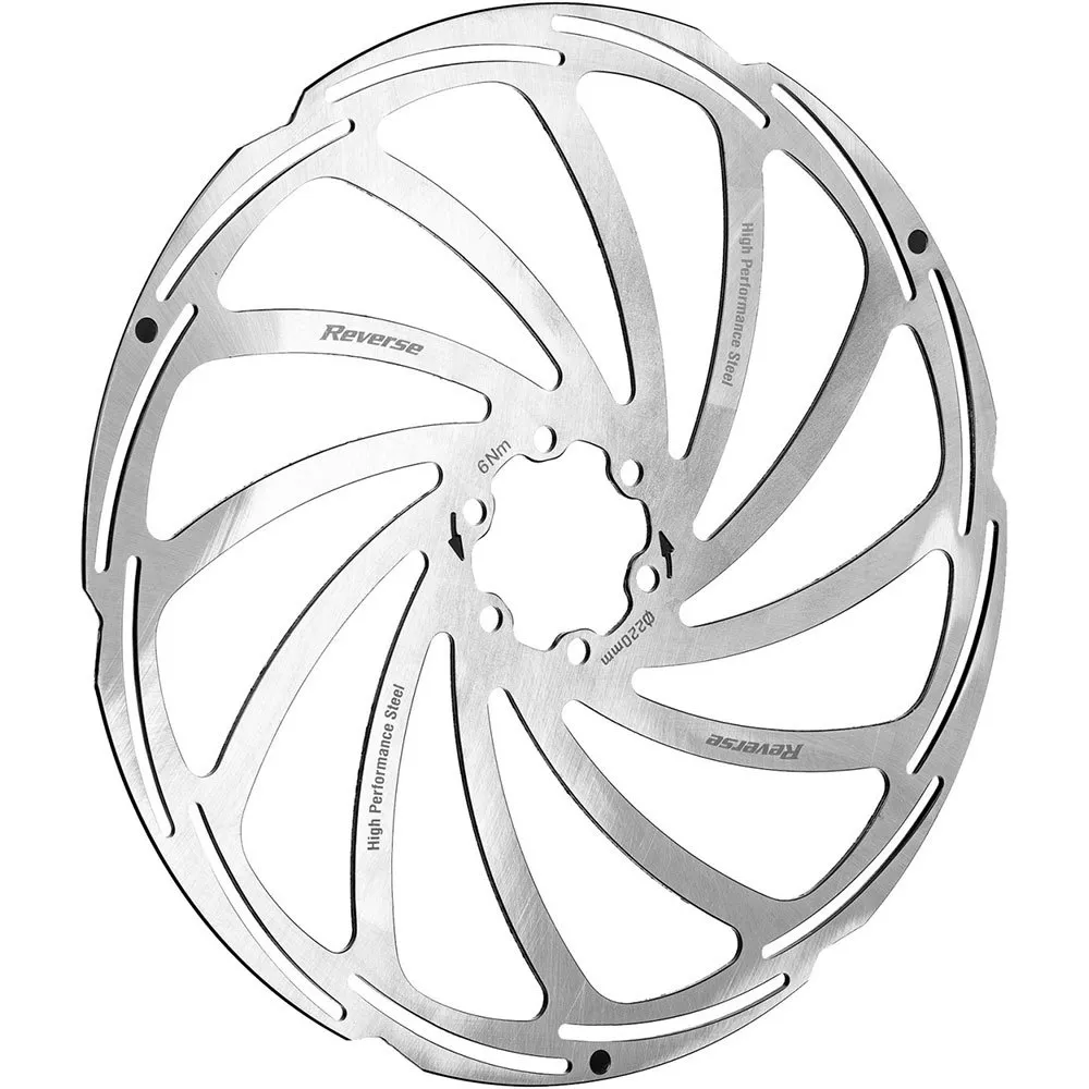 Тормозной диск Reverse Components, серебряный 
Тормозной диск Reverse Components, серебряный