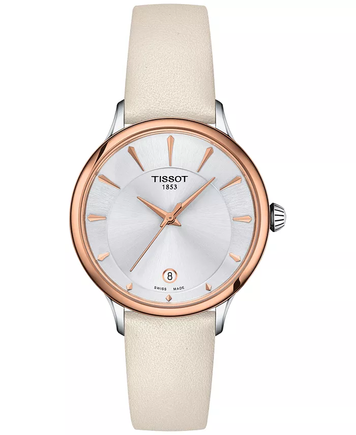 Женские часы Swiss Odaci-T с кремовым кожаным ремешком, 33 мм Tissot
Женские часы Swiss Odaci-T с кремовым кожаным ремешком, 33 мм Tissot