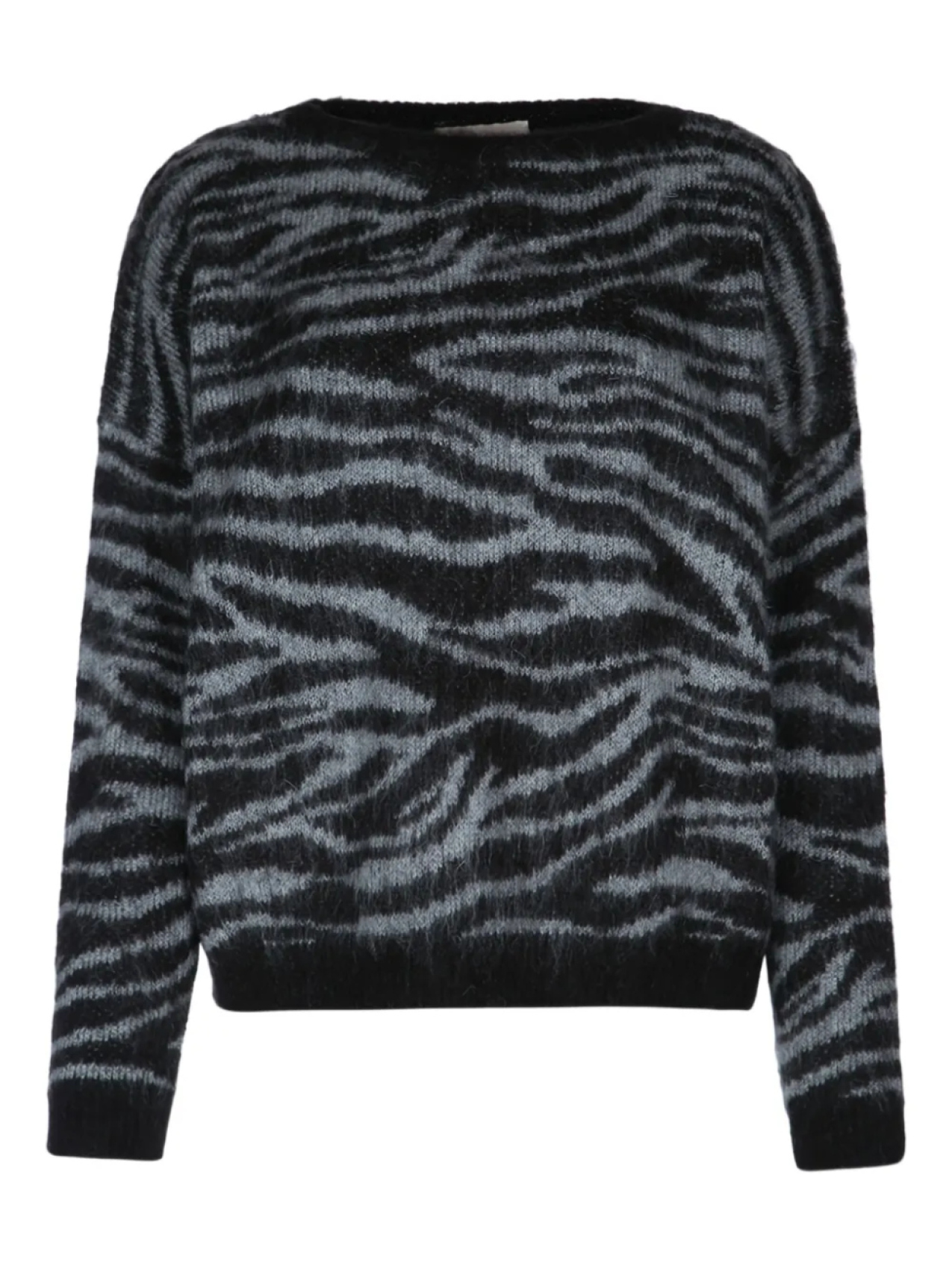 Вязаный джемпер с принтом «зебра» I BLUES, черный
Вязаный джемпер с принтом «зебра» I BLUES, черный