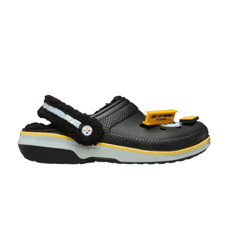 Кроссовки NFL x Crocs Classic Lined Clog, Pittsburgh Steelers
Кроссовки NFL x Crocs Classic Lined Clog, Pittsburgh Steelers